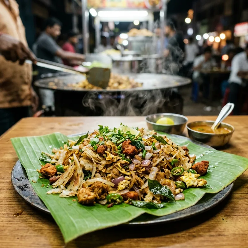 Chicken Kothu Parotta