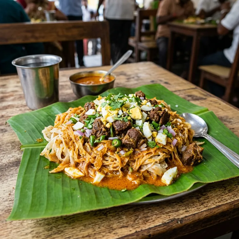 Mutton Pichu Pota Parotta